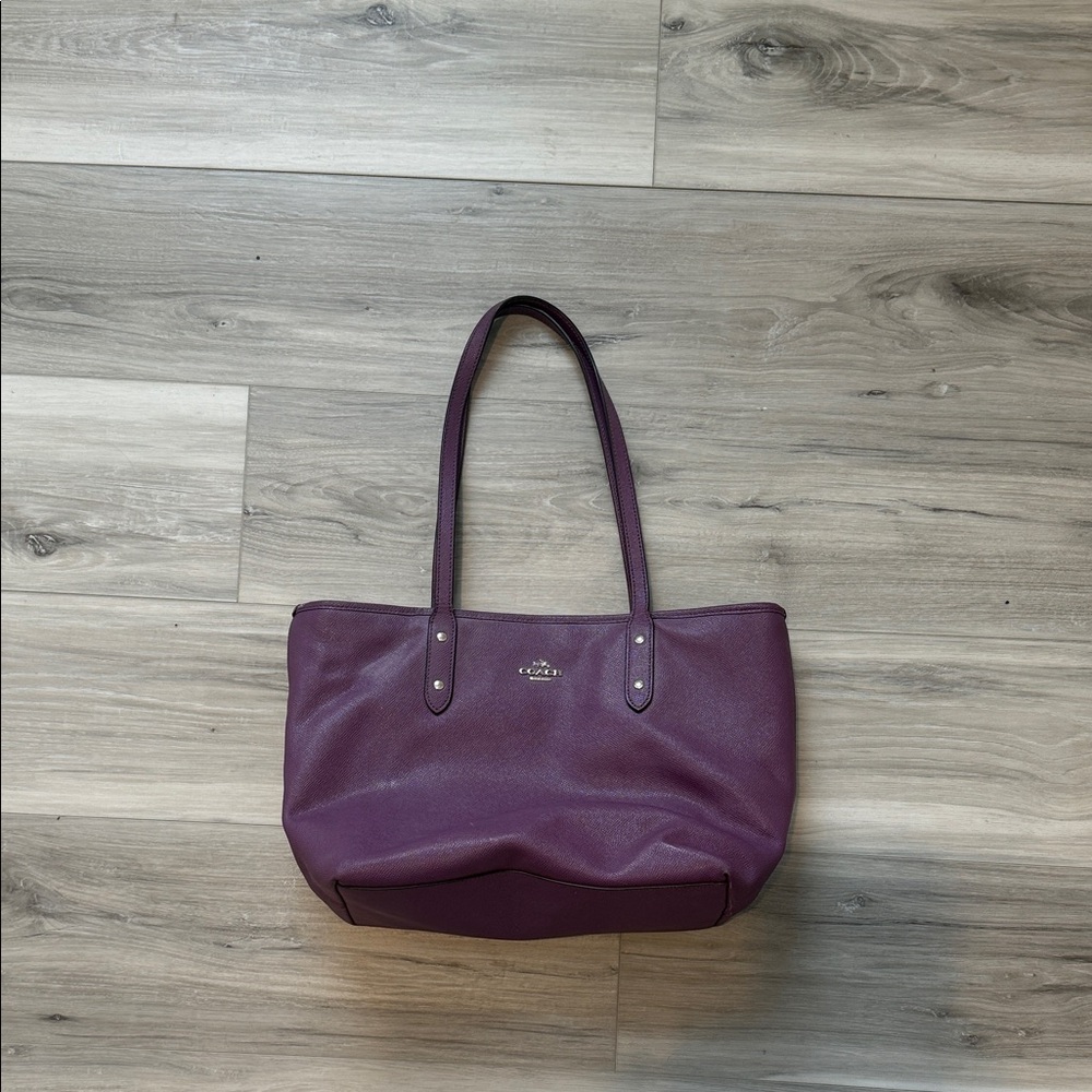 Coach Chic Plum Tote Bag